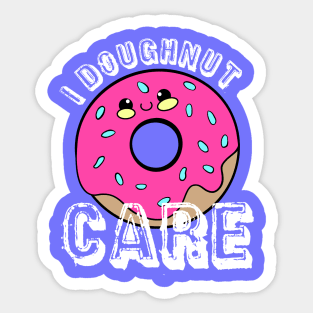 I Doughnut Care Sticker